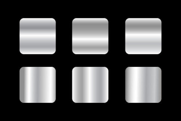 Conjunto de pendientes de plata.