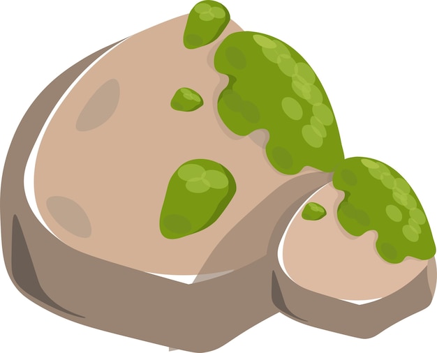 Conjunto de piedras versátil Ilustraciones de roca realistas para el diseño de juegos