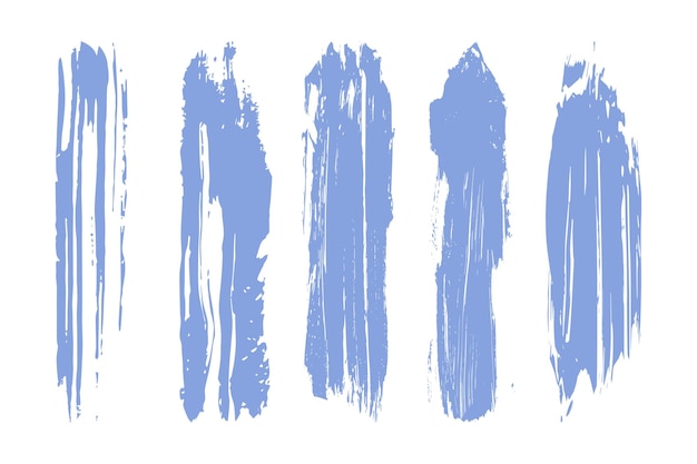 Conjunto de pinceladas vectoriales