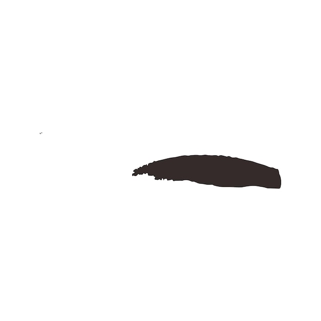 conjunto de pinceles vectoriales abstractos dibujados a mano aislados