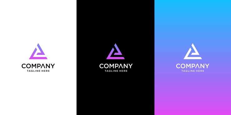 Vector conjunto de plantilla de diseño de logotipo de letra la creativa premium