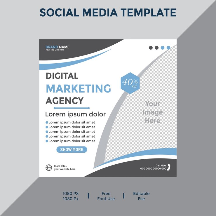 Conjunto de plantillas de diseño de banners web de negocios cuadrados editables Adecuadas para publicaciones de redes sociales, historias de Instagram y anuncios web