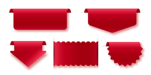 Conjunto de plantillas de etiquetas Mejor elección pancartas de cinta roja etiqueta de precio de venta de nuevos productos plantilla de nota minorista de liquidación pegatina de encabezado de calidad premium promocional elemento de diseño de mensaje de oferta especial