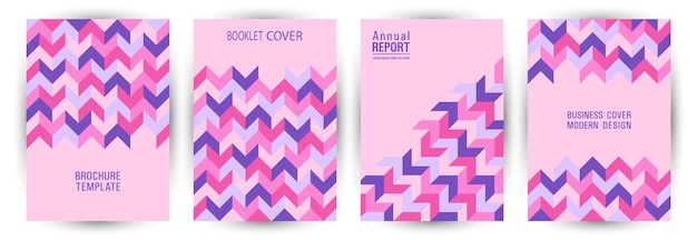 Conjunto de plantillas de portada de catálogo educativo Diseño gráfico Mini