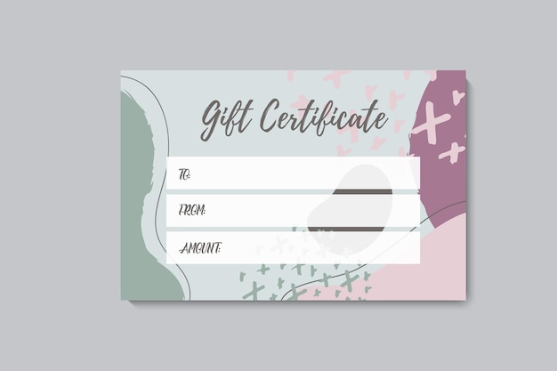Conjunto de plantillas de tarjetas de regalo coloridas Ilustración vectorial de flores de estilo moderno para la galería de salones