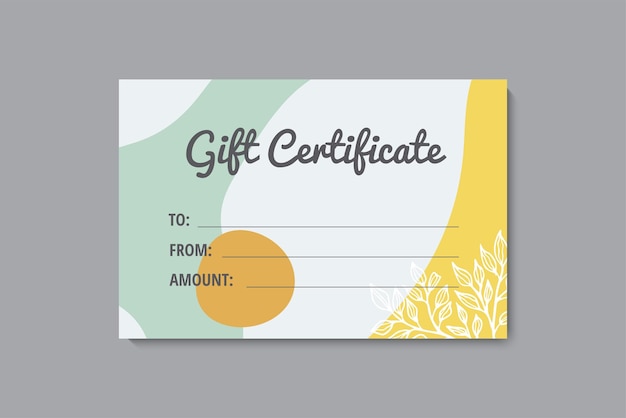 Conjunto de plantillas de tarjetas de regalo coloridas Ilustración vectorial de flores de estilo moderno para la galería de salones