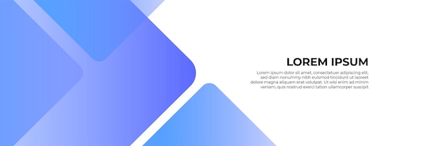 Conjunto de plantillas web de diseño de banner azul abstracto. Banner de web de encabezado horizontal. Plantilla de fondo de patrón de banner de diseño gráfico abstracto de vector.