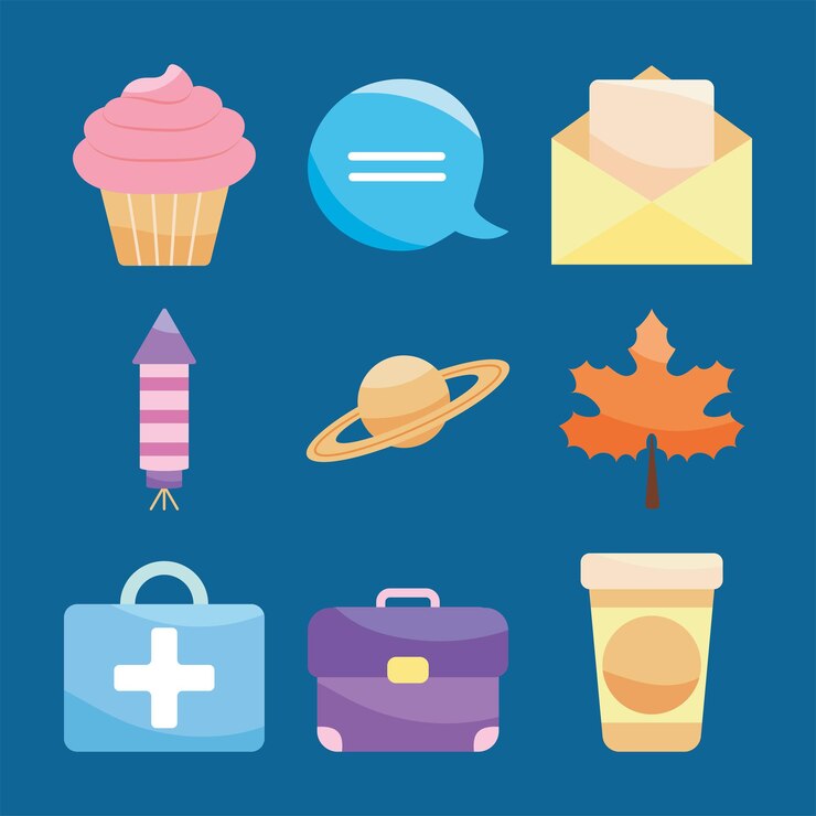 Vector conjunto de portadas destacadas de redes sociales