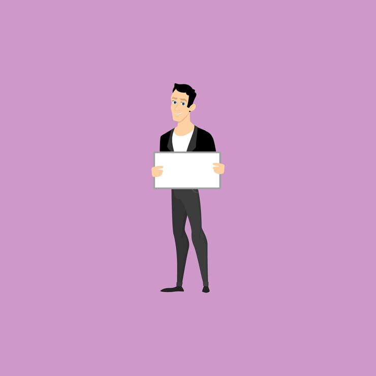Vector conjunto de poses de personas de la oficina en ropa negra dibujos animados