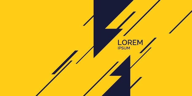 Un conjunto de postales minimalistas para texto Ilustración geométrica vectorial