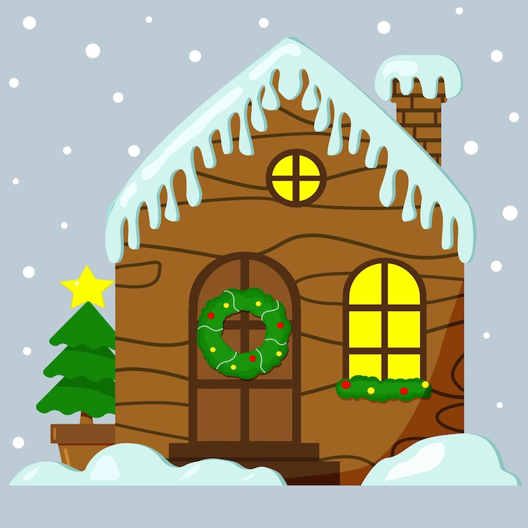 Vector conjunto de ramas de ramas de follaje de navidad de invierno frutos rojos.