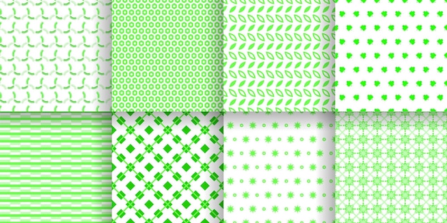 Conjunto Resumen Patrones Sin Fisuras Línea Negra Doodle Figuras Geométricas Fondo