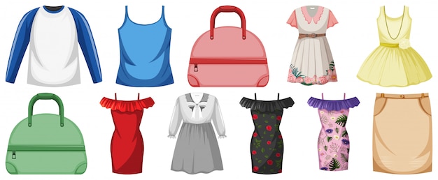 Conjunto de ropa maqueta