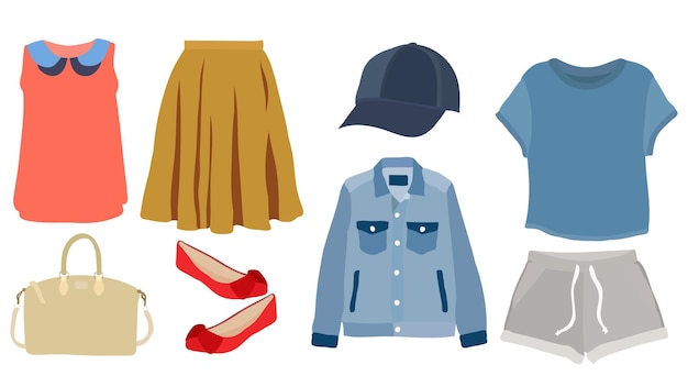 Conjunto de ropa de mujer de moda