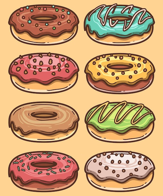 Conjunto de rosquillas