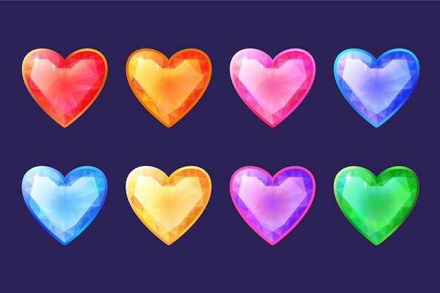 Conjunto Rubí Corazón Piedra Preciosa