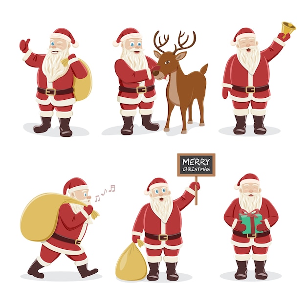 Conjunto de santa claus