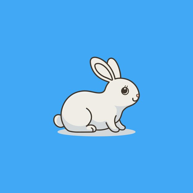 Conjunto de siluetas de conejo Vector de conejo