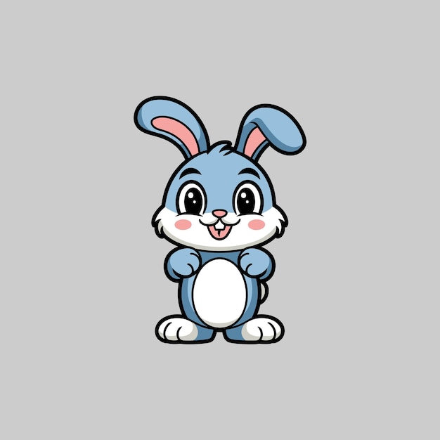 Conjunto de siluetas de conejo Vector de conejo