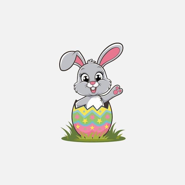 Conjunto de siluetas de conejo Vector de conejo