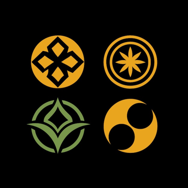 Conjunto de símbolos japoneses