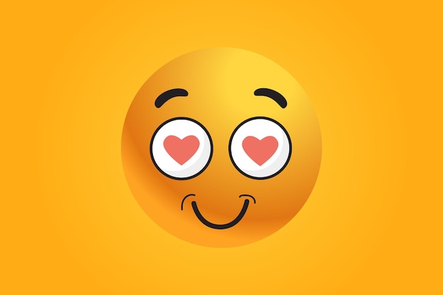 Conjunto simple de carita sonriente y emoticono con expresiones faciales