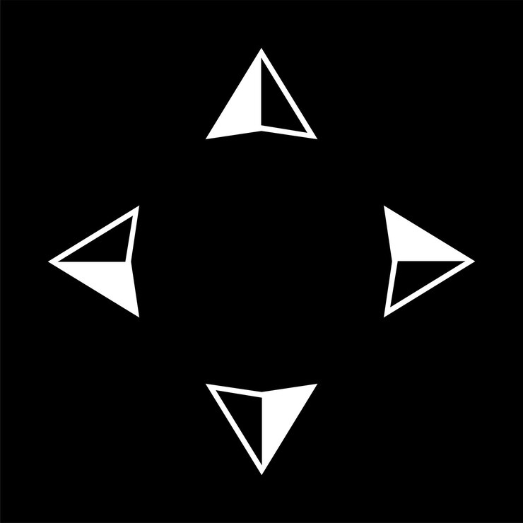 Vector conjunto de simples mezclas modernas de iconos de flecha vectorial plana de fondo negro v6