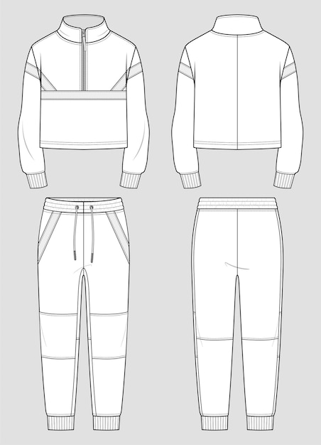 Conjunto de sudor. Sudadera y pantalón de chándal.