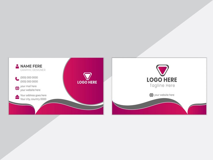 un conjunto de tarjetas de visita con un logotipo para el logotipo de la empresa