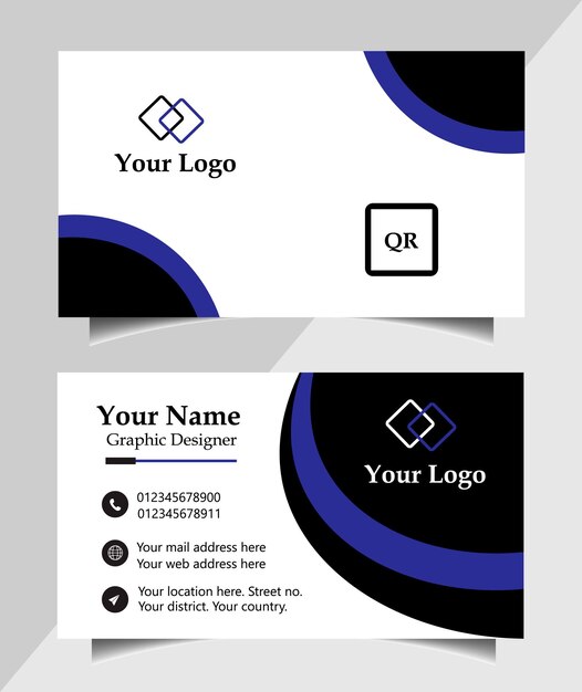 un conjunto de tarjetas de visita con un logotipo para su logotipo