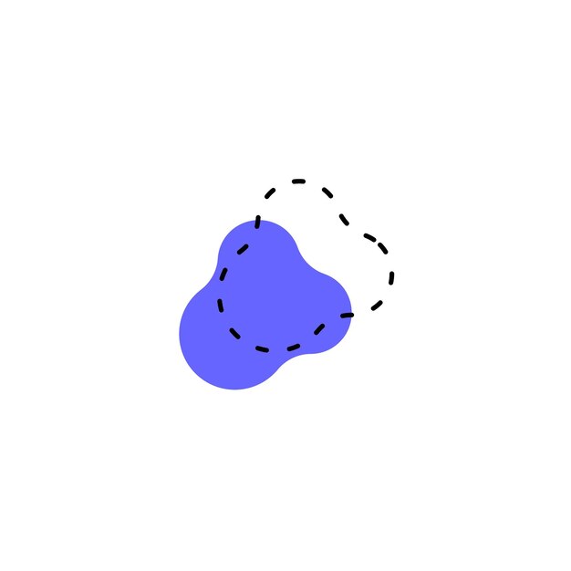 conjunto de textura de manchas púrpuras dibujadas a mano