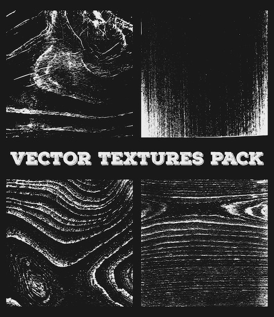 Conjunto de texturas de fondo grunge