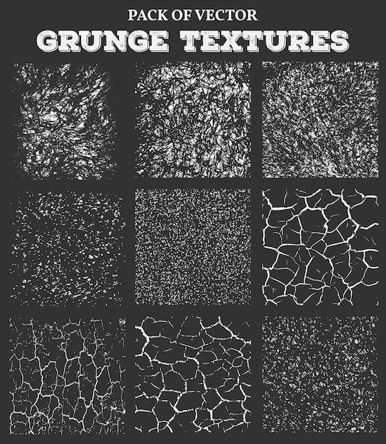 Conjunto de texturas grunge