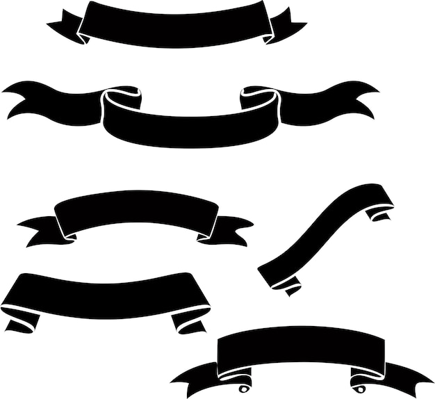 Un conjunto de varias cintas vectoriales
