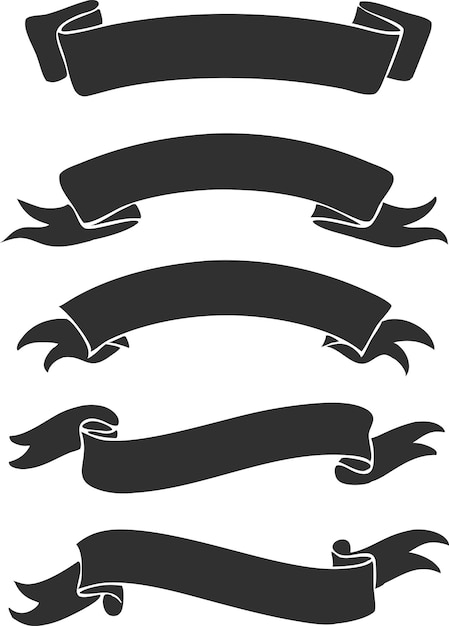 Un conjunto de varias cintas vectoriales