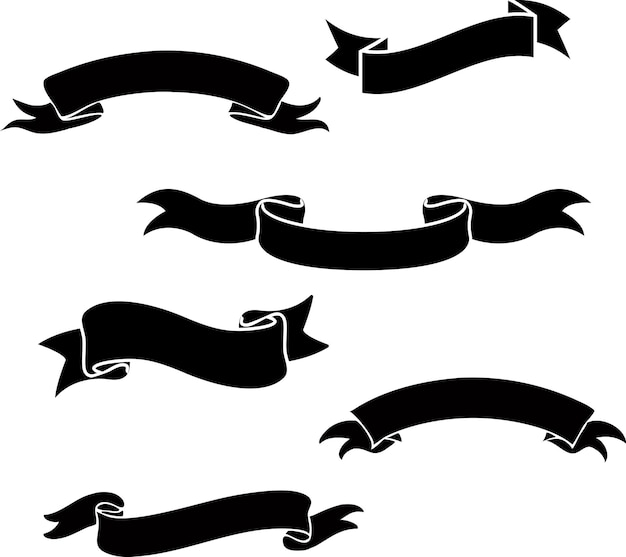 Un conjunto de varias cintas vectoriales