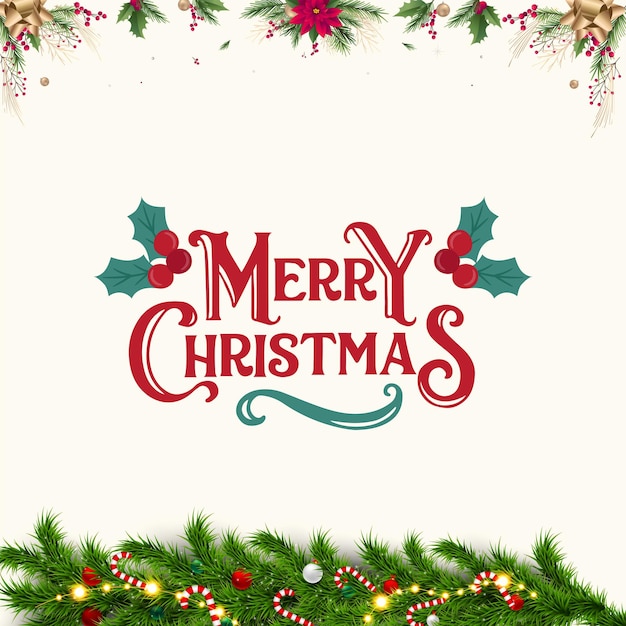 Conjunto de vector de elementos de diseño navideño