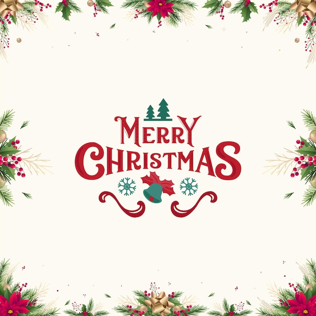 Conjunto de vector de elementos de diseño navideño