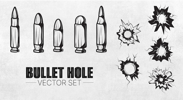 Conjunto de vectores de agujeros de bala