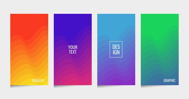 conjunto de vectores de arte de fondo gráfico de banner de venta para la página web de historias de redes sociales y otras promociones