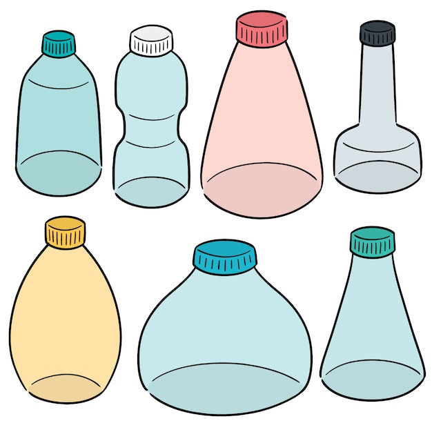 Conjunto de vectores de botella