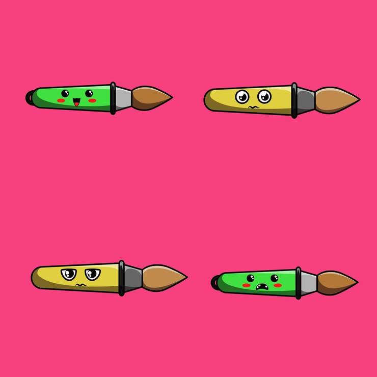 Vector conjunto de vectores de cepillo