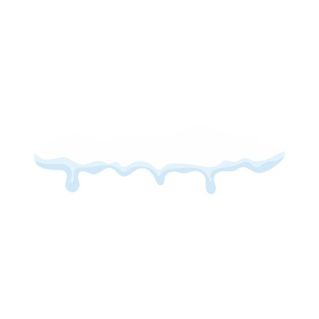 conjunto de vectores de elementos de nieve conjunto