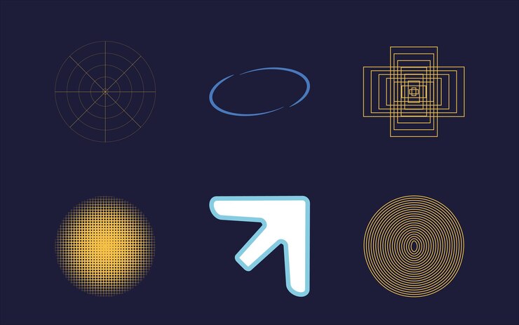 Vector conjunto de vectores de estilo y2k de objetos elementos de activos gráficos extraordinarios para decoración gráfica