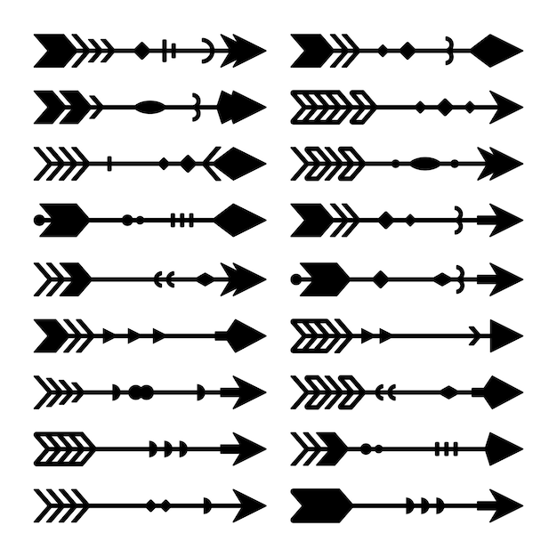 Conjunto de vectores de flecha