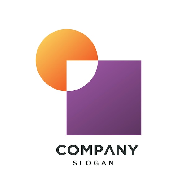 Conjunto de vectores de ideas de diseño de logotipo de empresa