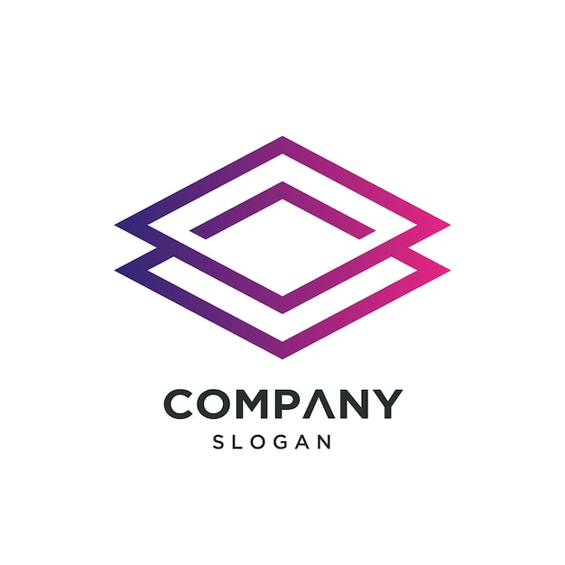 Conjunto de vectores de ideas de diseño de logotipo de empresa