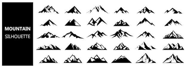 Conjunto de vectores de montaña