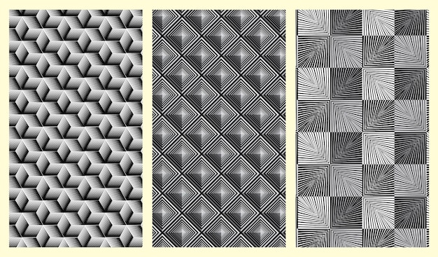Conjunto de vectores de Op art