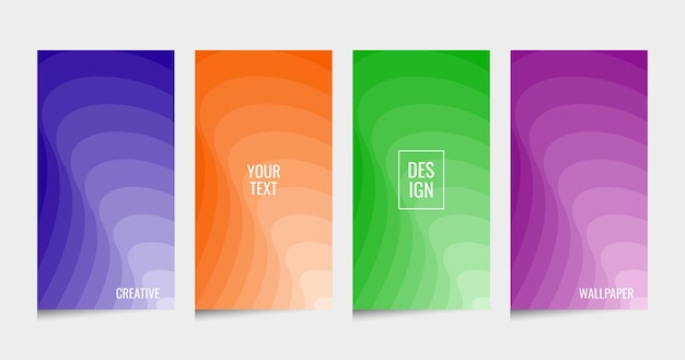 conjunto de vectores de papel tapiz de arte gráfico de banner de venta para la página web de historias de redes sociales y otras promociones